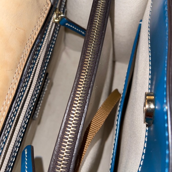 Dooney and Bourke Jayne Satchel in Airforce blue 💙🩵 - Picture 9 of 16